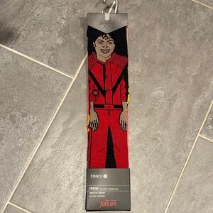 Stance Graphic Crew Socks - Red, Black & Yellow